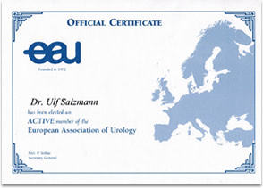 Official Certificate Urology